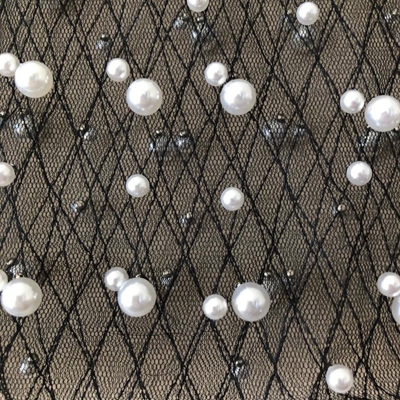 SHEIN Tops - NWOT See through pearl top